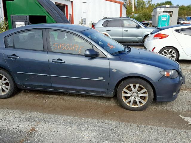 JM1BK324X81175737 - 2008 MAZDA 3 S BLUE photo 9