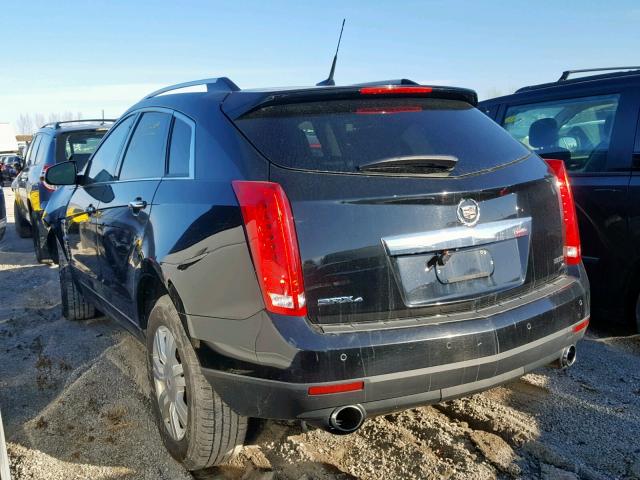 3GYFNDE39CS576621 - 2012 CADILLAC SRX LUXURY BLACK photo 3