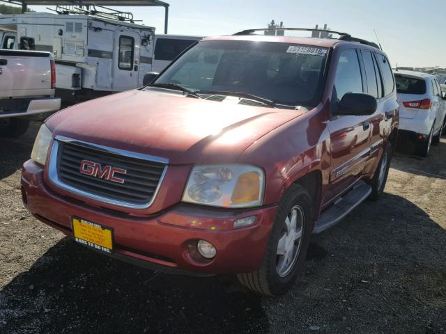 1GKDT13S522160107 - 2002 GMC ENVOY RED photo 2