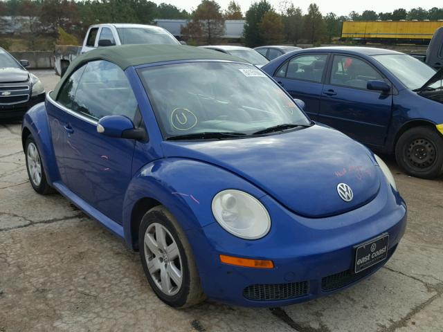 3VWRF31Y97M400252 - 2007 VOLKSWAGEN NEW BEETLE 蓝色 照片 1