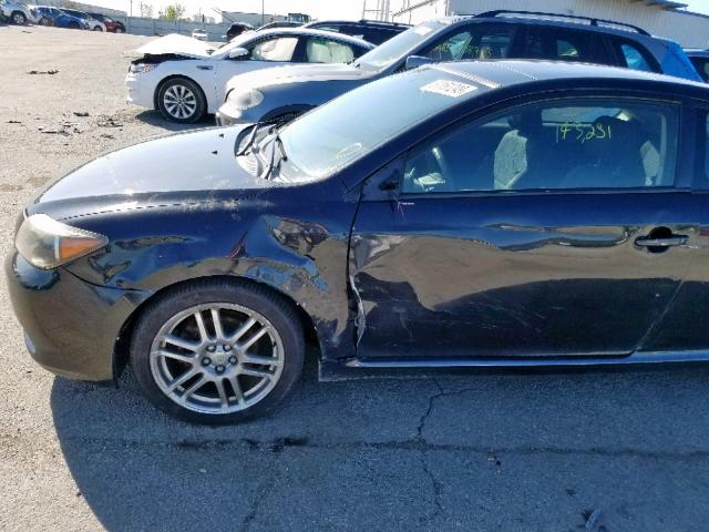 JTKDE167950063109 - 2005 TOYOTA SCION TC შავი ფოტო 9