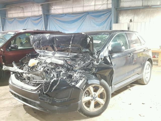 2FMPK3G91GBC35669 - 2016 FORD EDGE SE BLACK photo 2