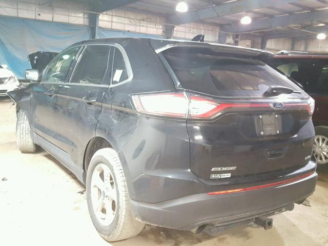 2FMPK3G91GBC35669 - 2016 FORD EDGE SE BLACK photo 3