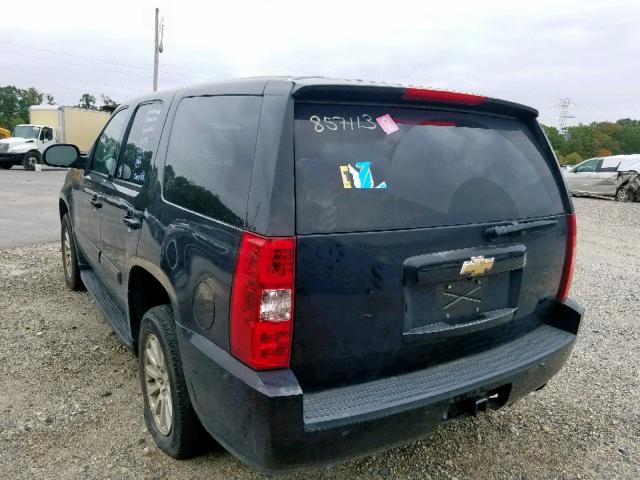 1GNFC13529R117657 - 2009 CHEVROLET TAHOE HYBR BLACK photo 3