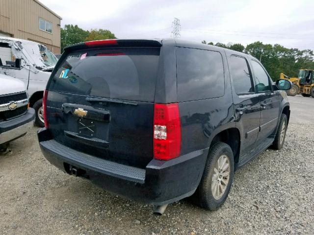 1GNFC13529R117657 - 2009 CHEVROLET TAHOE HYBR BLACK photo 4