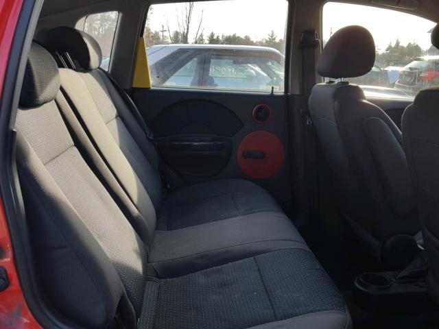 KL1TD66688B063130 - 2008 CHEVROLET AVEO BASE Qırmızı foto 6
