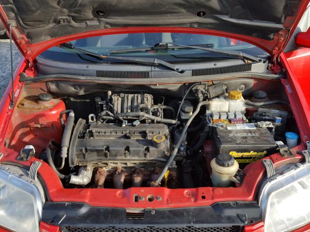 KL1TD66688B063130 - 2008 CHEVROLET AVEO BASE Qırmızı foto 7