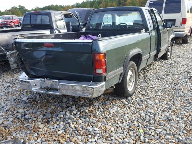 1B7GL23XXTS603363 - 1996 DODGE DAKOTA GREEN photo 4