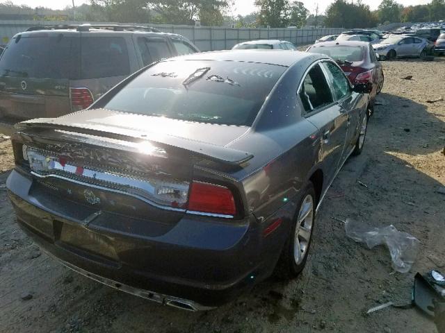 2C3CDXBG4EH371030 - 2014 DODGE CHARGER SE BLACK photo 4