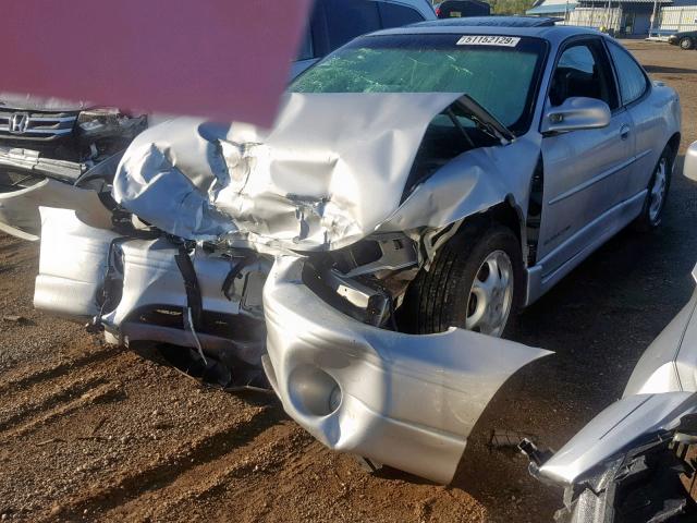 1G2WP12K32F196093 - 2002 PONTIAC GRAND PRIX SILVER photo 2
