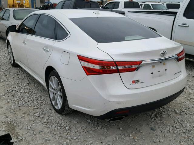 4T1BK1EB9FU170745 - 2015 TOYOTA AVALON XLE WHITE photo 3