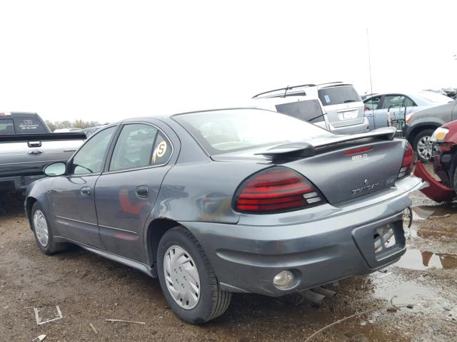 1G2NE52E25M224209 - 2005 PONTIAC GRAND AM S GRAY photo 3