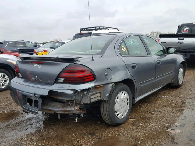 1G2NE52E25M224209 - 2005 PONTIAC GRAND AM S GRAY photo 4