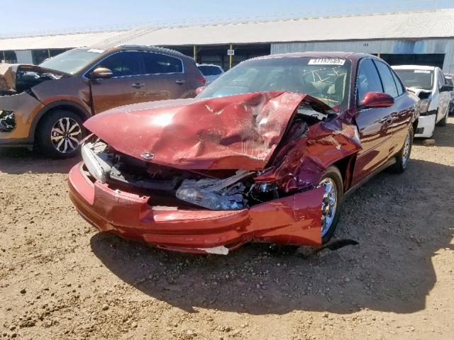 1G3WS52H62F214379 - 2002 OLDSMOBILE INTRIGUE G RED photo 2