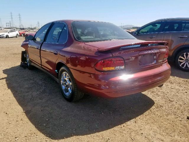 1G3WS52H62F214379 - 2002 OLDSMOBILE INTRIGUE G RED photo 3