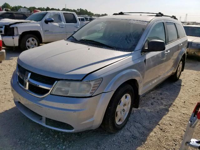 3D4GG47BX9T138592 - 2009 DODGE JOURNEY SE SILVER photo 2