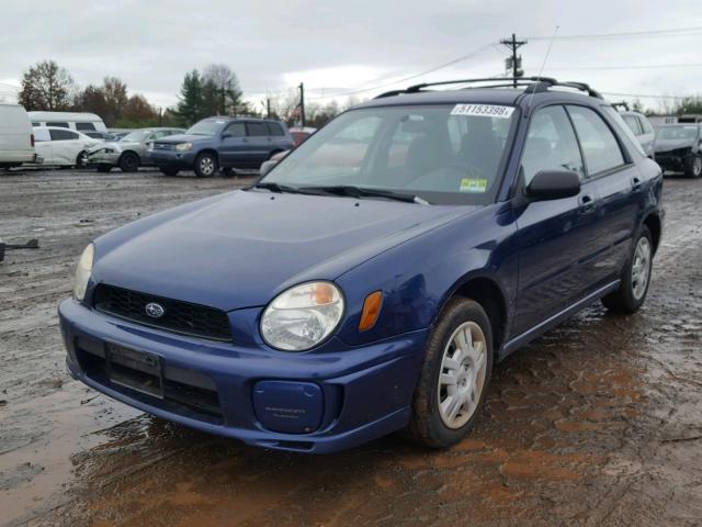 JF1GG65553G810145 - 2003 SUBARU IMPREZA TS BLUE photo 2