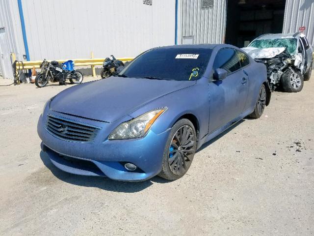 JN1CV6EK5BM215318 - 2011 INFINITI G37 BASE BLUE photo 2