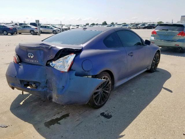 JN1CV6EK5BM215318 - 2011 INFINITI G37 BASE BLUE photo 4