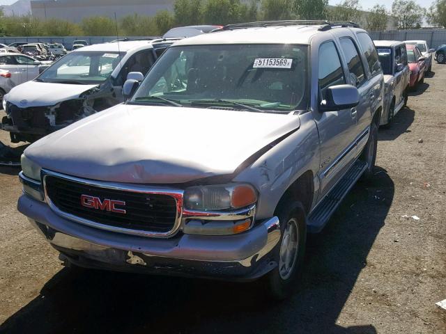 1GKEC13V34J270659 - 2004 GMC YUKON SILVER photo 2