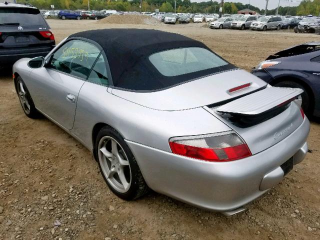 WP0CA29952S653731 - 2002 PORSCHE 911 CARRER SILVER photo 3