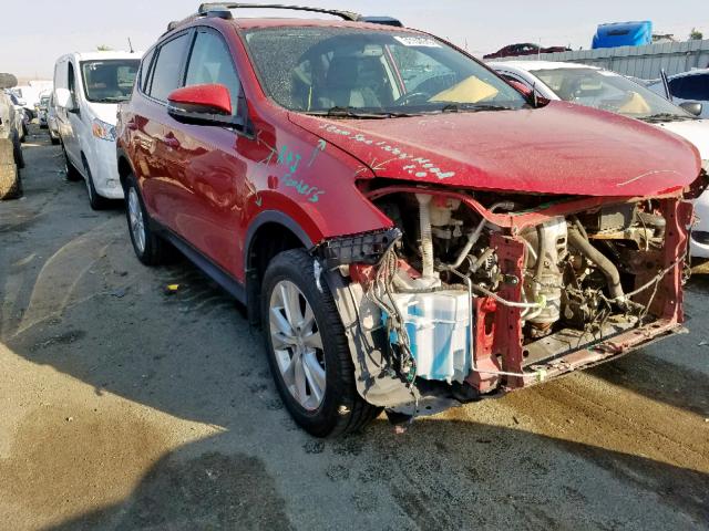 2T3DFREV9DW117831 - 2013 TOYOTA RAV4 LIMIT RED photo 1