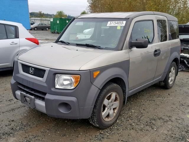 5J6YH28664L036029 - 2004 HONDA ELEMENT EX GOLD photo 2