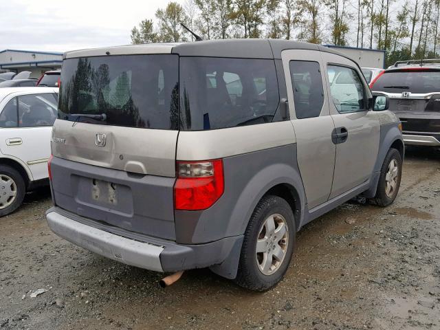 5J6YH28664L036029 - 2004 HONDA ELEMENT EX GOLD photo 4