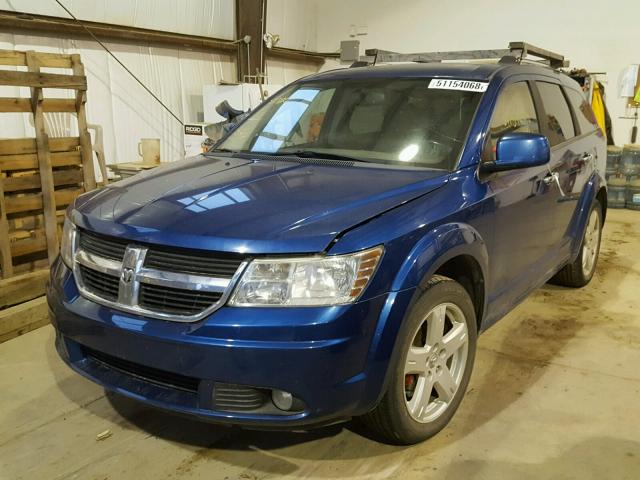 3D4GG67V39T232044 - 2009 DODGE JOURNEY R/ BLUE photo 2