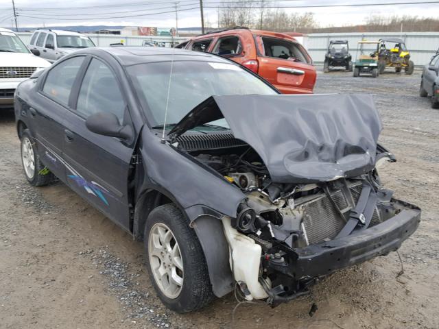 1B3ES56C42D652275 - 2002 DODGE NEON ES BLACK photo 1