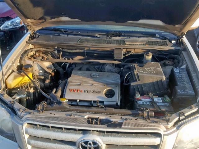 JTEHP21A670208407 - 2007 TOYOTA HIGHLANDER GOLD photo 7