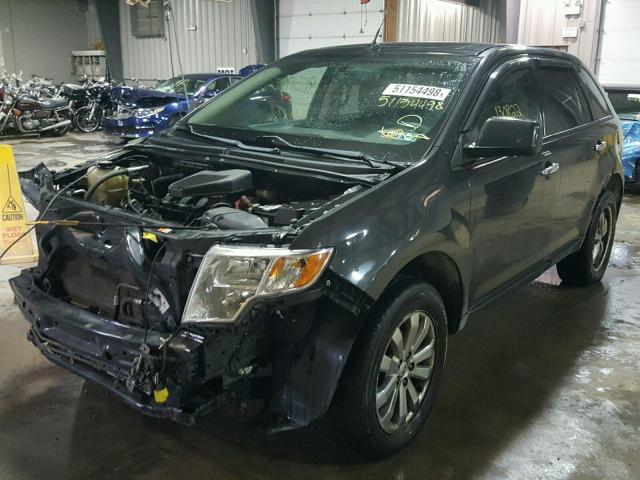 2FMDK48C17BB43996 - 2007 FORD EDGE SEL BLACK photo 2