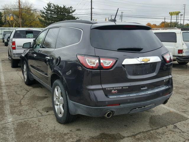 1GNKVJKD5HJ161151 - 2017 CHEVROLET TRAVERSE P BLACK photo 3