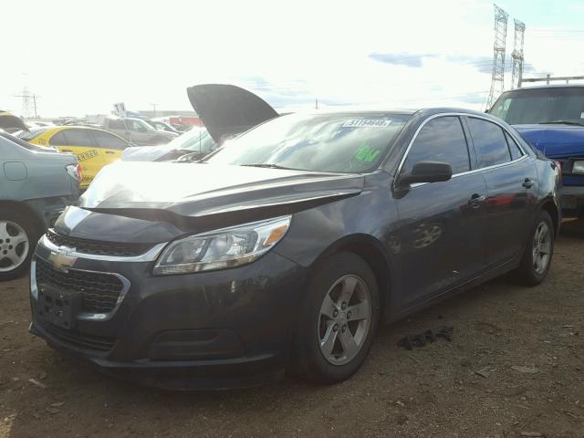 1G11B5SL1FF246654 - 2015 CHEVROLET MALIBU LS ნაცრისფერი ფოტო 2