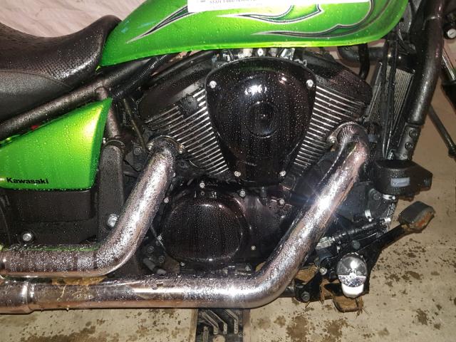 JKAVN2C16EA058469 - 2014 KAWASAKI VN900 C GREEN photo 7