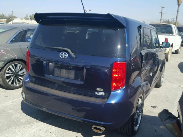 JTLKE50E181038379 - 2008 TOYOTA SCION XB Mavi foto 4