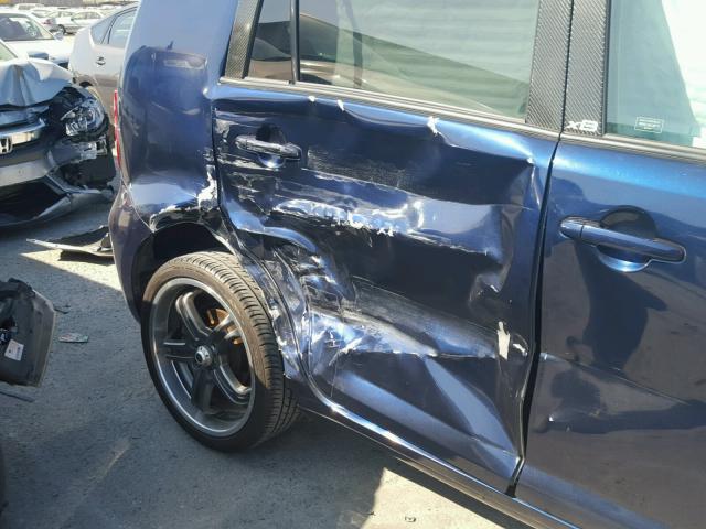 JTLKE50E181038379 - 2008 TOYOTA SCION XB Mavi foto 9