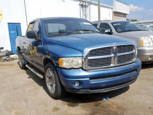 1D7HA18D04J111182 - 2004 DODGE RAM 1500 S BLUE photo 1