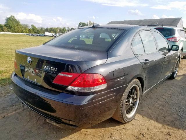 WBAHL835X7DT10219 - 2007 BMW 750 I BLACK photo 4