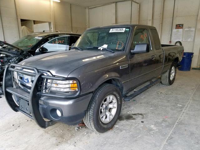 1FTLR4FE6BPA85823 - 2011 FORD RANGER SUP GRAY photo 2