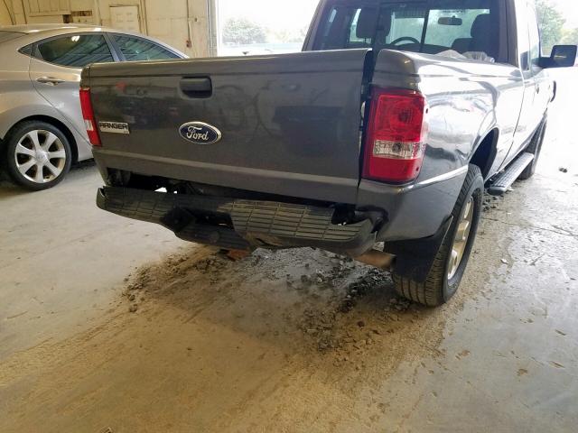 1FTLR4FE6BPA85823 - 2011 FORD RANGER SUP GRAY photo 9