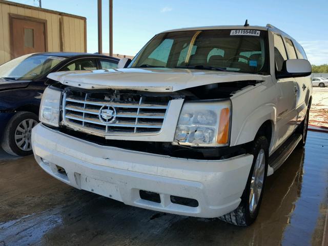 3GYFK66N86G151905 - 2006 CADILLAC ESCALADE E WHITE photo 2