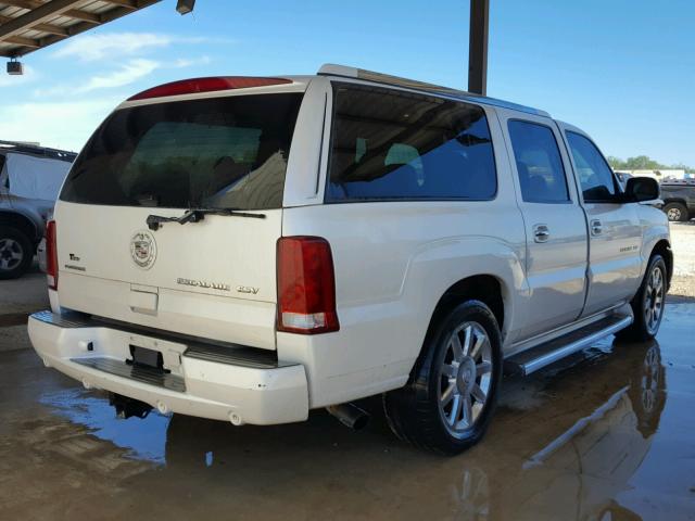 3GYFK66N86G151905 - 2006 CADILLAC ESCALADE E WHITE photo 4