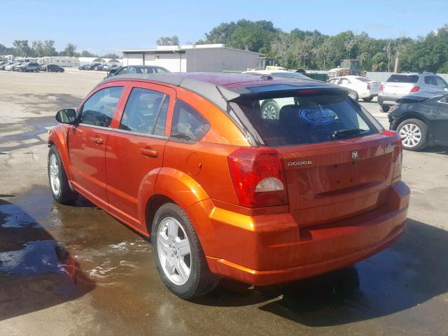 1B3HB48AX9D104214 - 2009 DODGE CALIBER SX ORANGE photo 3