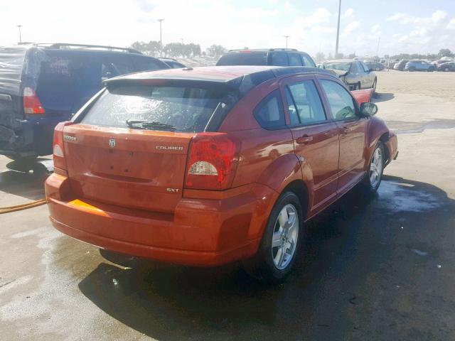 1B3HB48AX9D104214 - 2009 DODGE CALIBER SX ORANGE photo 4