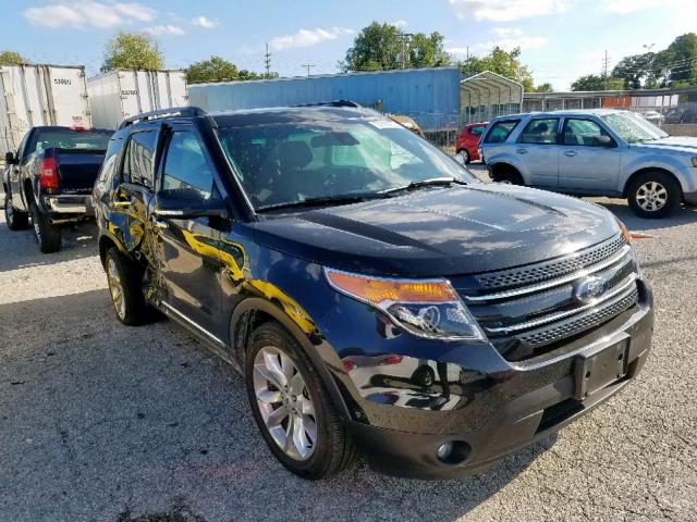 1FM5K8F84FGA33946 - 2015 FORD EXPLORER L BLACK photo 1