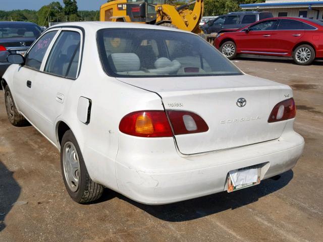 1NXBR12E9YZ410664 - 2000 TOYOTA COROLLA VE WHITE photo 3