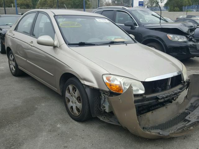 KNAFE121375478317 - 2007 KIA SPECTRA EX TAN photo 1