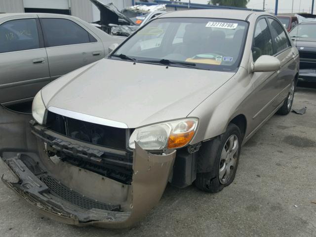 KNAFE121375478317 - 2007 KIA SPECTRA EX TAN photo 2