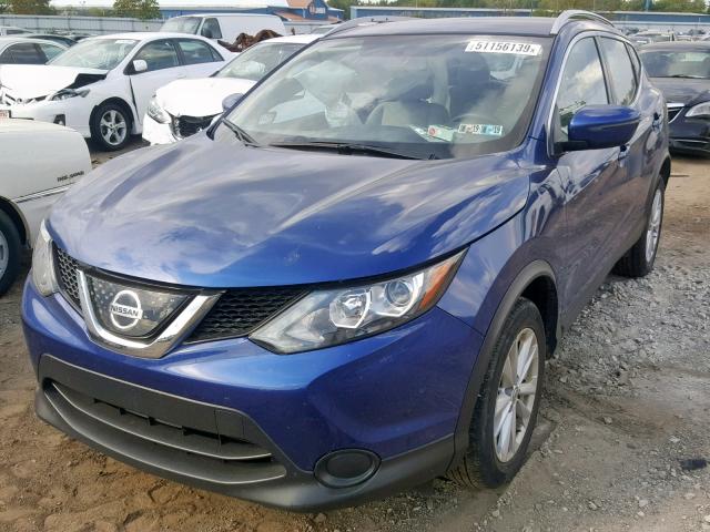 JN1BJ1CR9JW250957 - 2018 NISSAN ROGUE SPOR BLUE photo 2